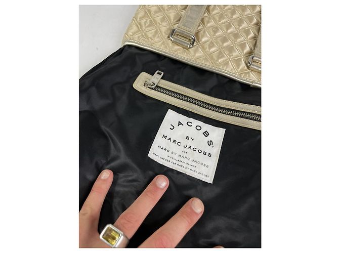 Borsa in pelle dorata Marc by Marc Jacobs D'oro - vista 4