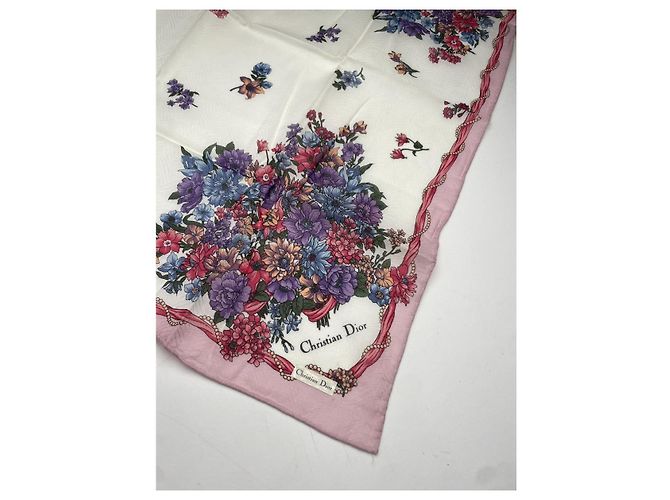 Dior Mitzah ABCDior Écharpe en Soie Multicolore - vue 2