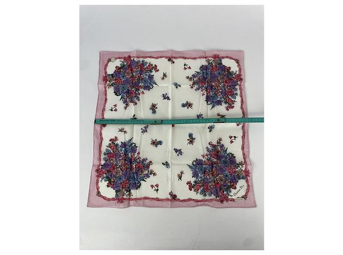 Dior Mitzah ABCDior Écharpe en Soie Multicolore - vue 5