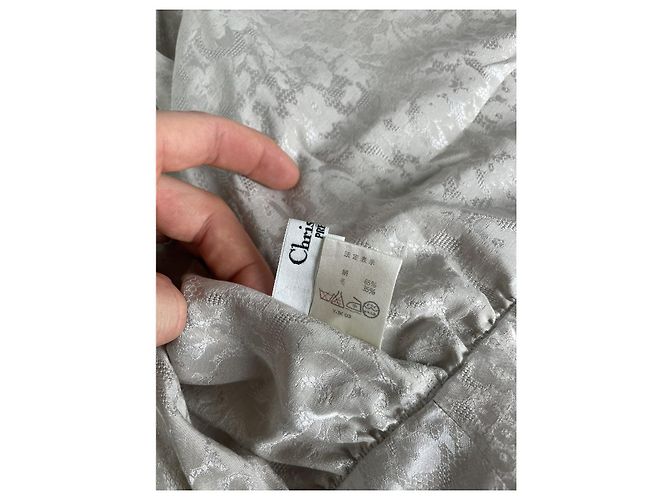 Dior J'adore Top in Seta Argento - vista 5