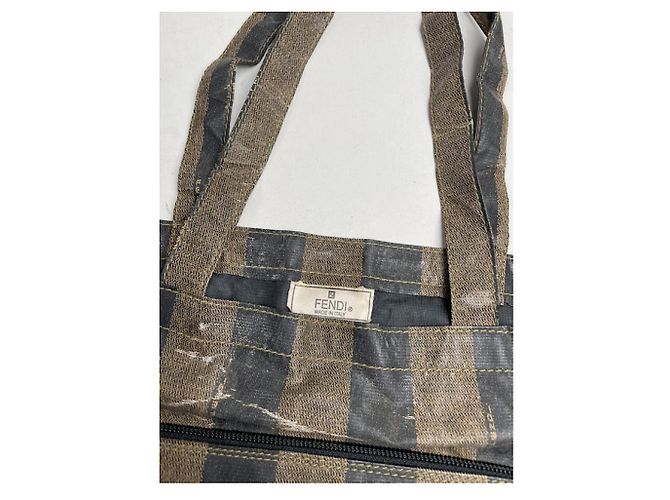 Borsa a mano in pelle nera Fendi Baguette Nero - vista 3