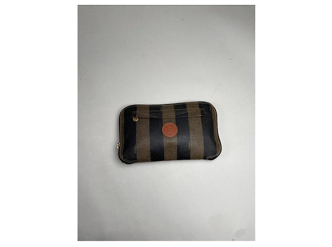 Borsa a mano in pelle nera Fendi Baguette Nero - vista 4