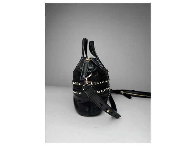 Borsa a mano in pelle nera Givenchy Nightingale Nero - vista 3
