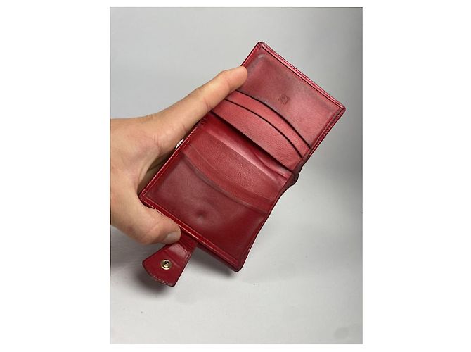 Cartera de cuero rojo Loewe Roja - vista 3
