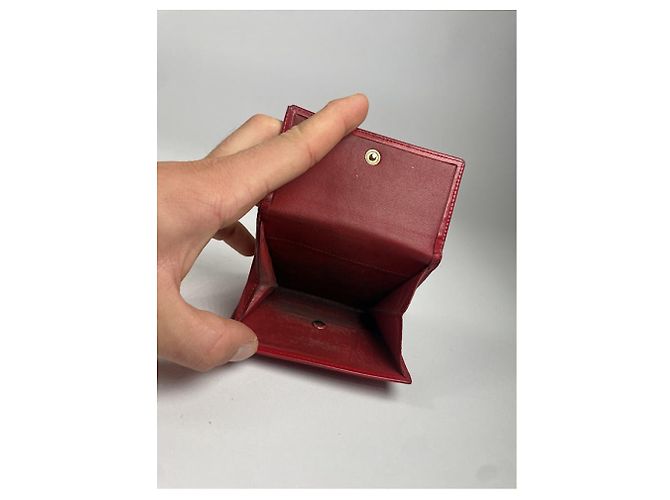 Cartera de cuero rojo Loewe Roja - vista 5