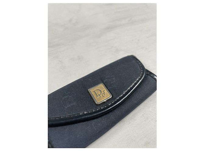 Dior Saddle Navy Leather Purse Navy blue - view 3