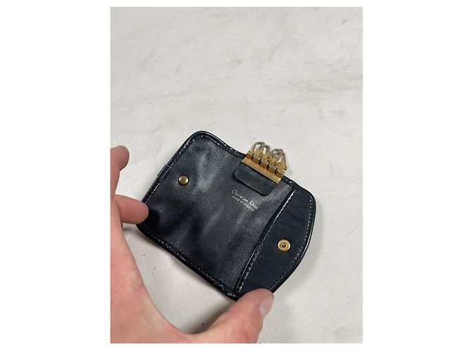 Dior Saddle Navy Leather Purse Navy blue - view 5