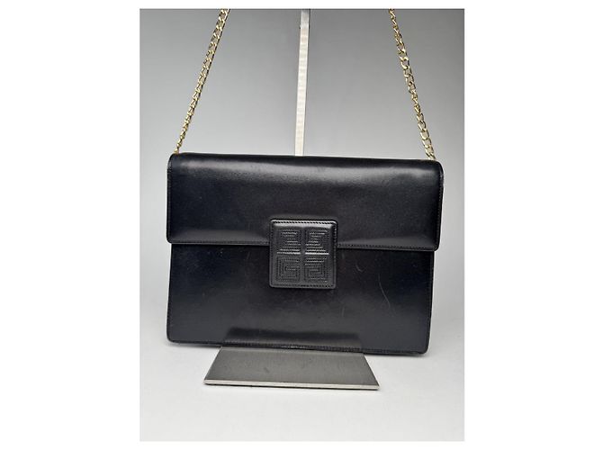 Givenchy 4G schwarze Lederhandtasche - Ansicht 2