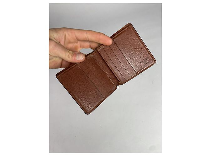 Borsa in pelle marrone Louis Vuitton - vista 5