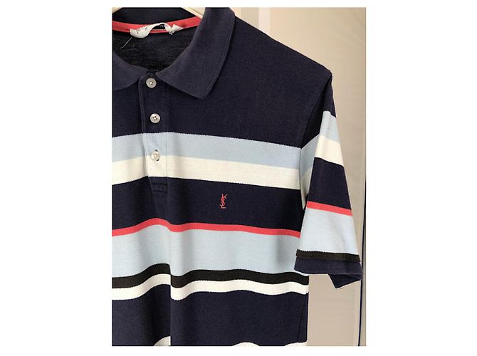 Polo de algodón negro Yves Saint Laurent - vista 5