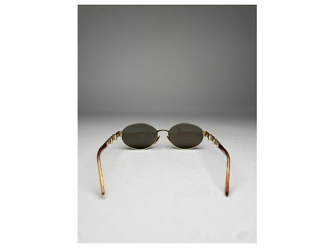 Fendi Gold-Metall Sonnenbrille Golden - Ansicht 2