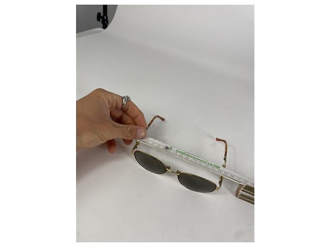 Fendi Gold-Metall Sonnenbrille Golden - Ansicht 4