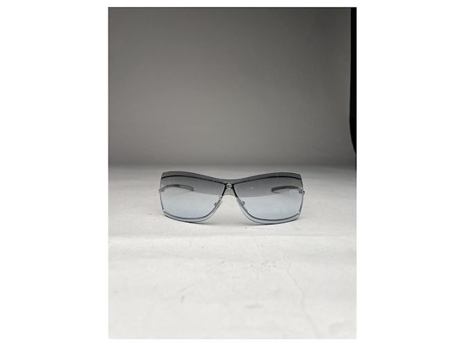 Gucci Silberne Metallsonnenbrille - Ansicht 2