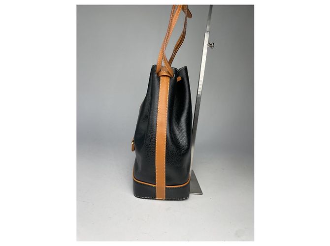 Courreges Borsa in pelle nera Courrèges Nero - vista 5