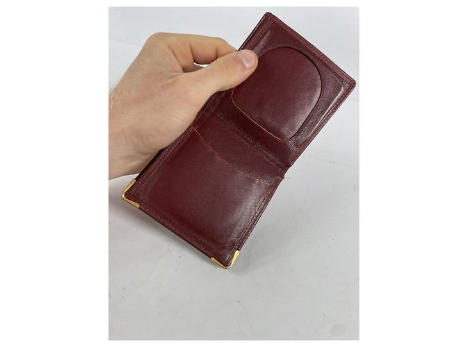 Cartier Bordeaux Lackleder Tasche - Ansicht 4