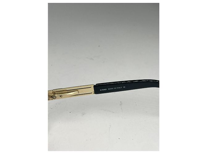 Fendi schwarze Metallsonnenbrille - Ansicht 4