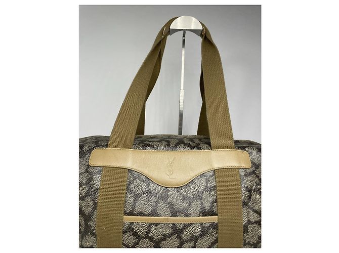 Borsa in pelle grigia Saint Laurent Grigio - vista 5
