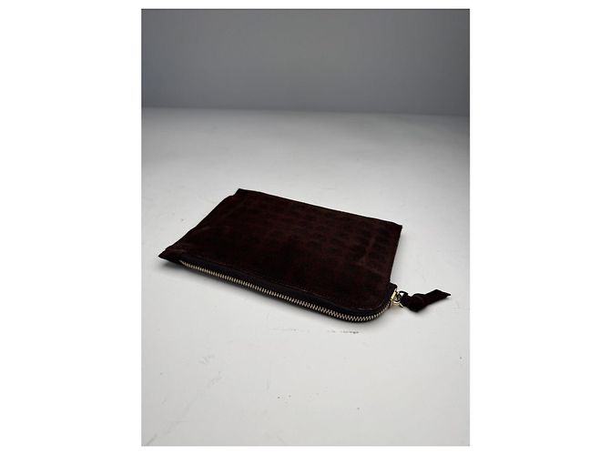 Clutch in pelle marrone Bottega Veneta - vista 3