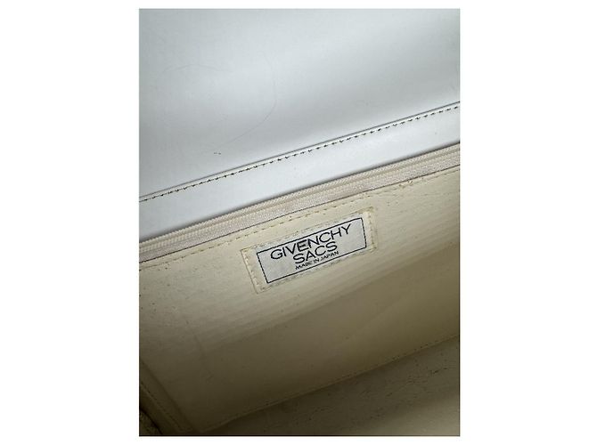 Borsa in pelle bianca Givenchy 4G Bianco - vista 3