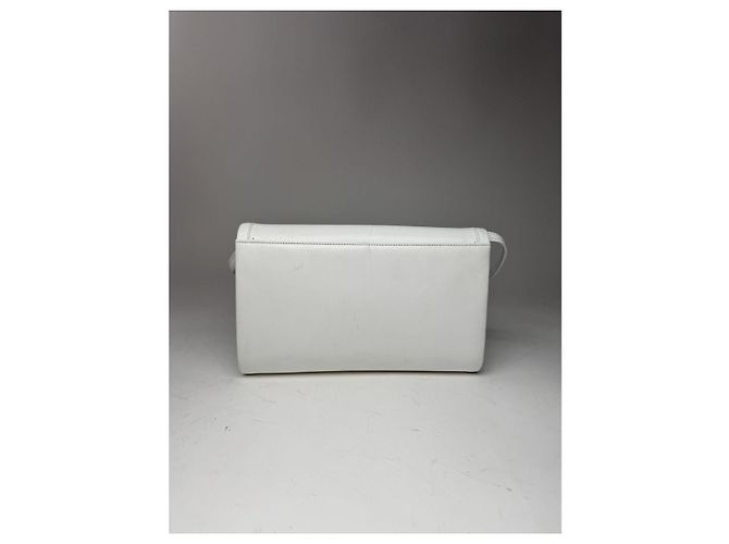 Borsa in pelle bianca Givenchy 4G Bianco - vista 4