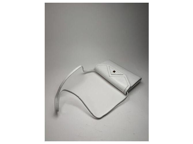 Borsa in pelle bianca Givenchy 4G Bianco - vista 5