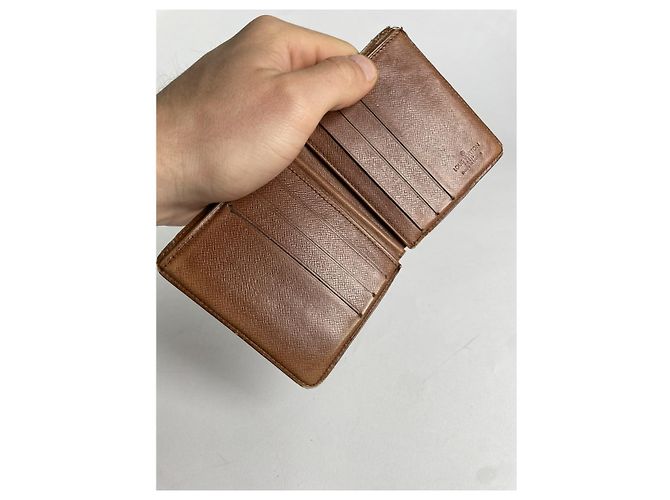 Borsa in pelle marrone Louis Vuitton - vista 4