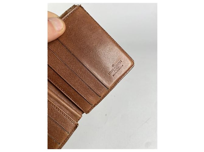 Borsa in pelle marrone Louis Vuitton - vista 5