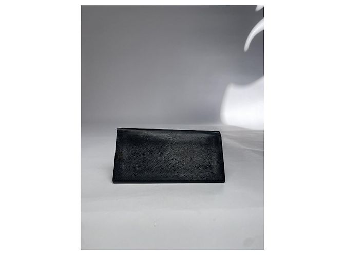 Borsa in pelle nera Burberry Nero - vista 2