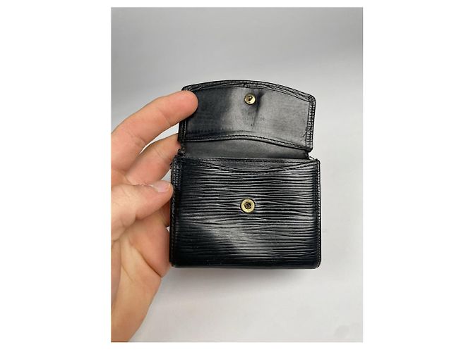 Borsa in pelle nera Louis Vuitton Daily Nero - vista 3