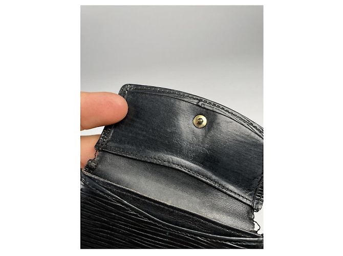 Borsa in pelle nera Louis Vuitton Daily Nero - vista 4