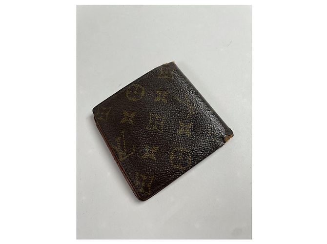 Borsa in pelle marrone Louis Vuitton - vista 4