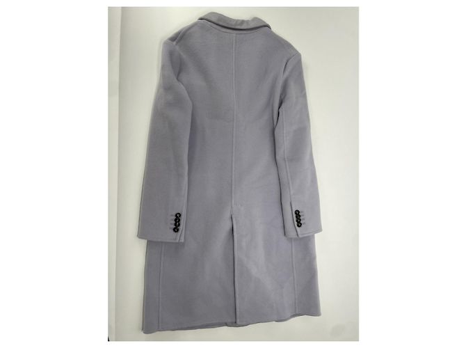 Abrigo trench de lana gris Giorgio Armani - vista 3