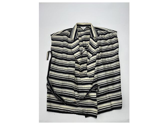 Miss Dior Dior J'Adior8 Top in Seta Nera Nero - vista 4