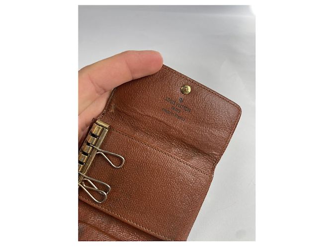 Borsa in pelle marrone Lockme di Louis Vuitton - vista 5