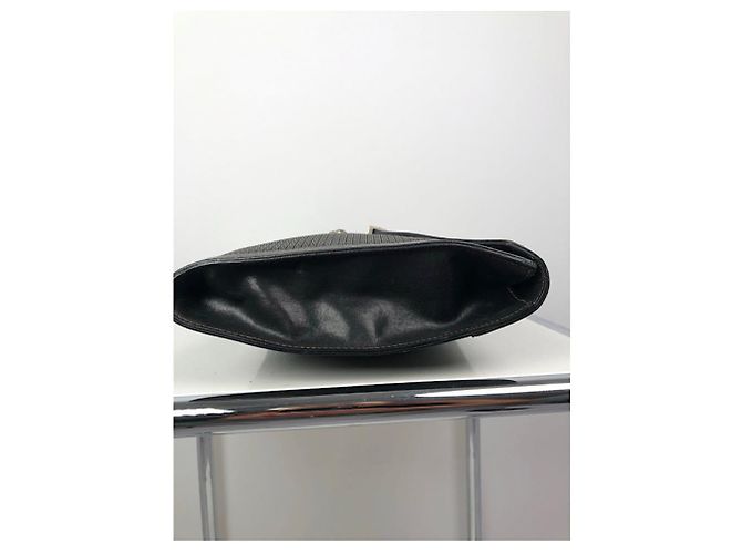 Bally schwarze Leder-Clutch - Ansicht 4