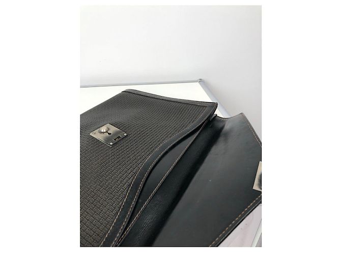 Bally schwarze Leder-Clutch - Ansicht 5