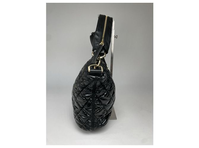 Borsa a mano Givenchy Nightingale in pelle verniciata nera Nero - vista 5