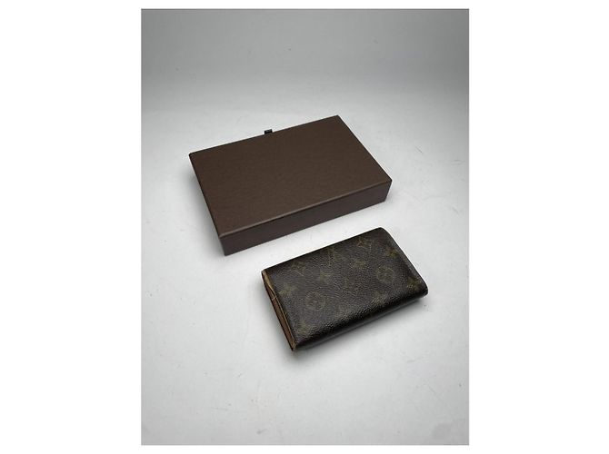 Billetera de cuero marrón Joséphine de Louis Vuitton Castaño - vista 4