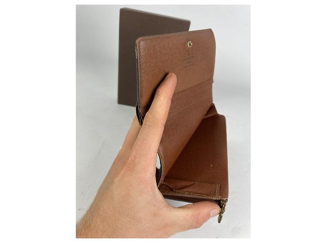 Billetera de cuero marrón Joséphine de Louis Vuitton Castaño - vista 5