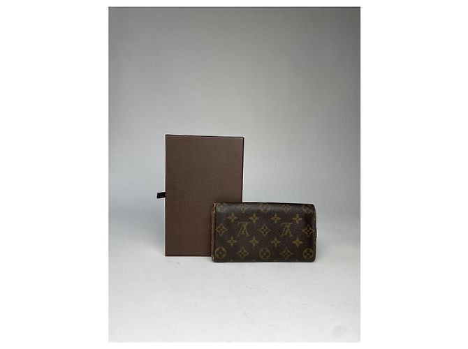 Billetera de cuero marrón Louis Vuitton Kimono Castaño - vista 2