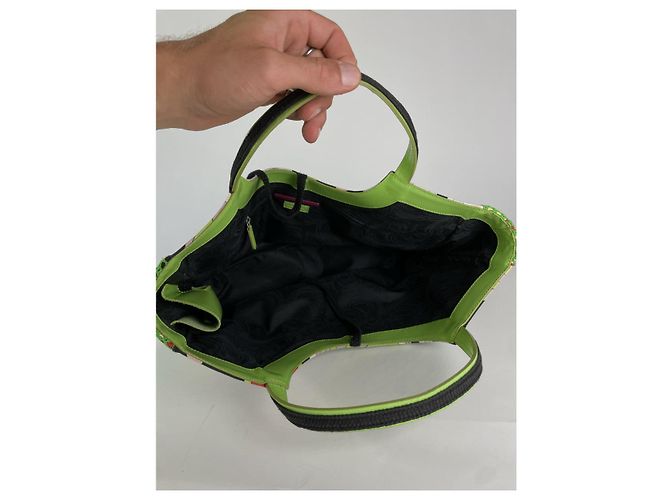 Emilio Pucci mehrfarbige Baumwollhandtasche Mehrfarben - Ansicht 2