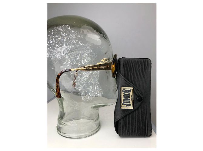 Gafas de sol de metal marrón Jean Paul Gaultier Castaño - vista 2