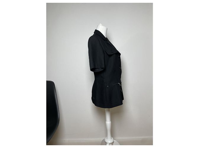 Fendi schwarze Polyesterjacke - Ansicht 5