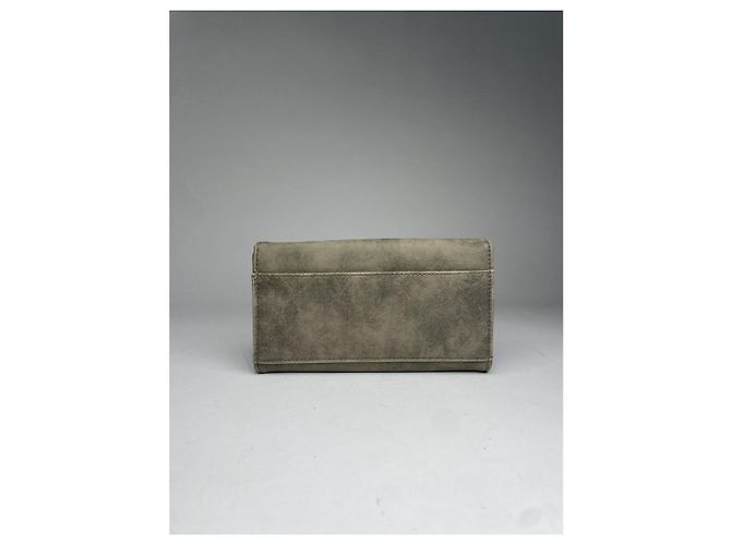 Y's Grey Suede Wallet - view 2
