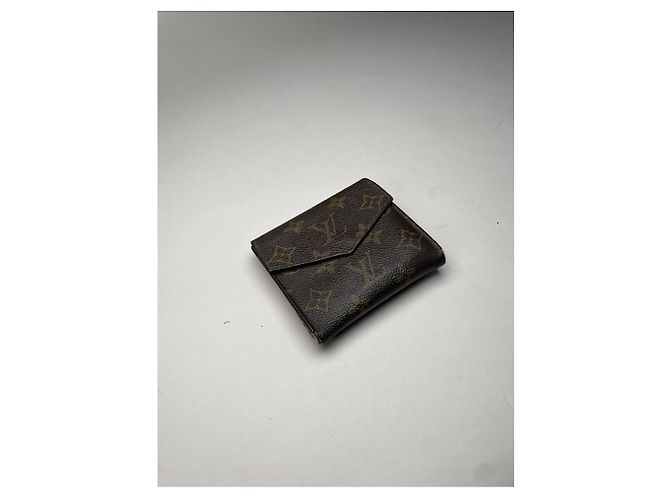 Billetera de cuero marrón Louis Vuitton Kimono Castaño - vista 2