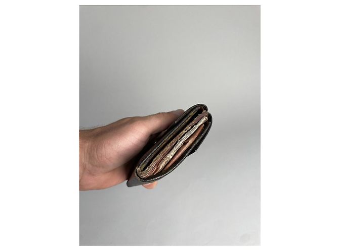 Billetera de cuero marrón Louis Vuitton Kimono Castaño - vista 3