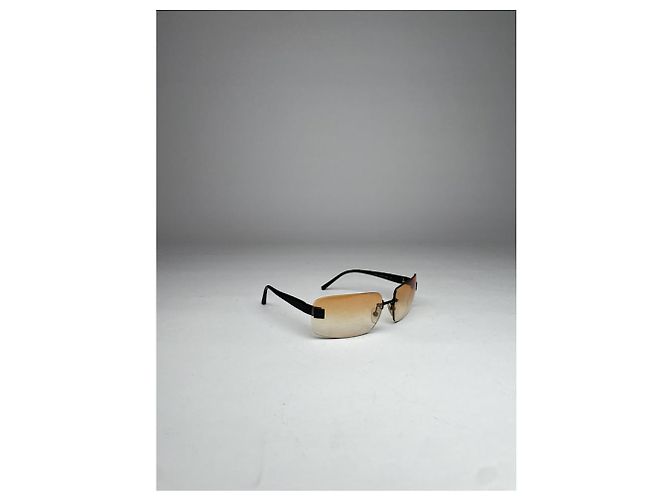 Chanel orange Metallsonnenbrille - Ansicht 3