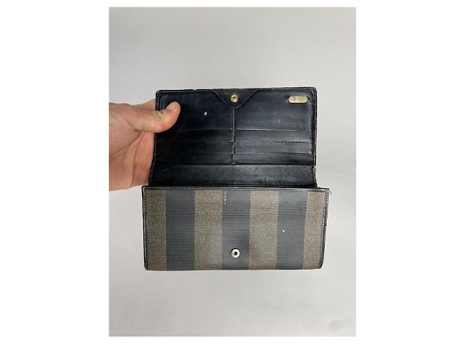 Fendi Baguette Black Leather Wallet - view 5