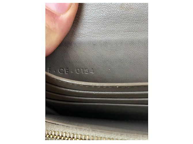 Céline Cartera de charol azul marino Celine - vista 4