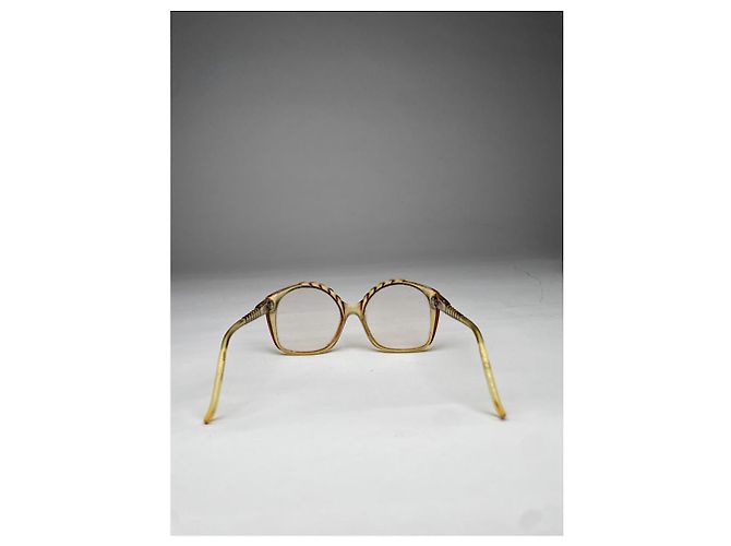 Gafas de sol de plástico amarillo Dior - vista 5